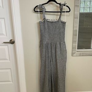 1. State gray jumpsuit